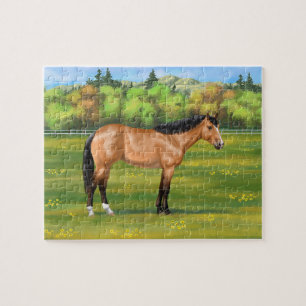 Buckskin Dun Quarter Horse Pussel