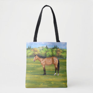 Buckskin Dun Quarter Horse Tygkasse
