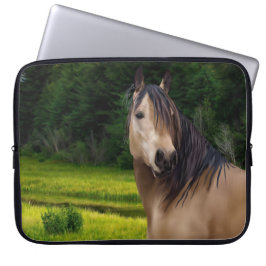 Buckskin-häst Laptop Fodral