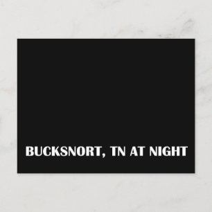 Bucksnort, Tennessee på natten Vykort
