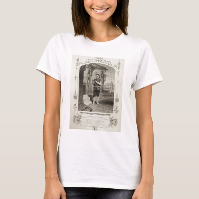 Buckstone som Lancelot Gobbo, Act II Scene 2, i Tee Shirt (Framsida)