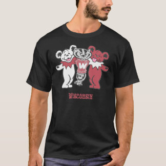 Bucky and Bears - Universiteten of Wisconsin-Madis T Shirt