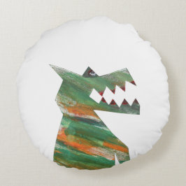 BUCKY och SNAPPER Rund Kudde