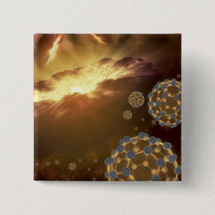 Buckyballs som flyter i interstellar utrymme knapp