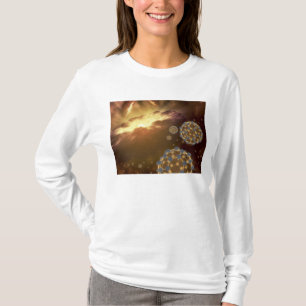 Buckyballs som flyter i interstellar utrymme t shirt