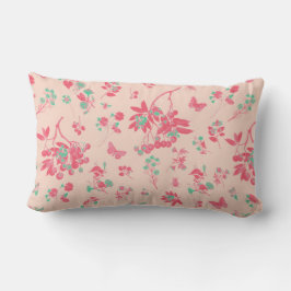 Bucolic pink lumbarkudde