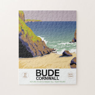 Bud cornwall Seaside-reseaffisch Pussel