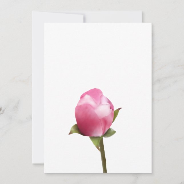 Bud för Blommar av äpple Julkort (Framsida)