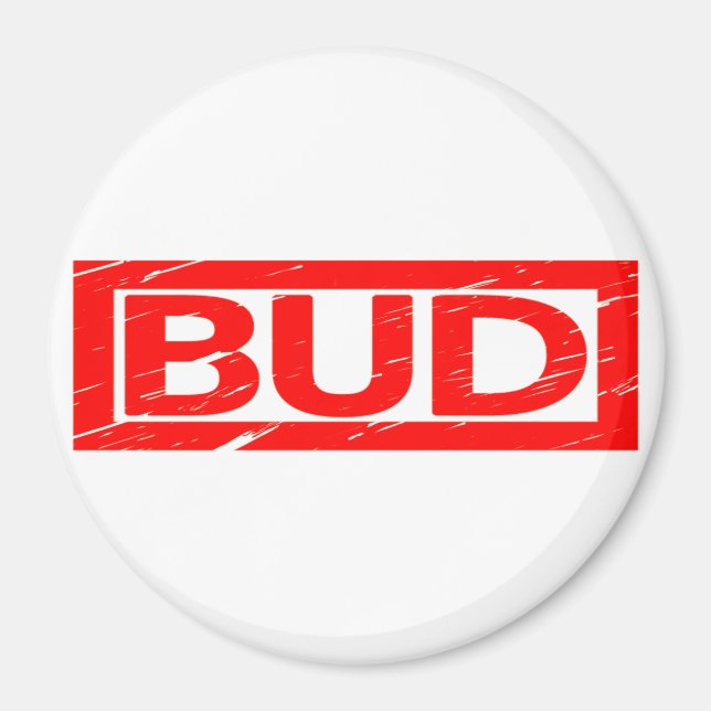 Bud Frimärke Magnet (Framsidan)