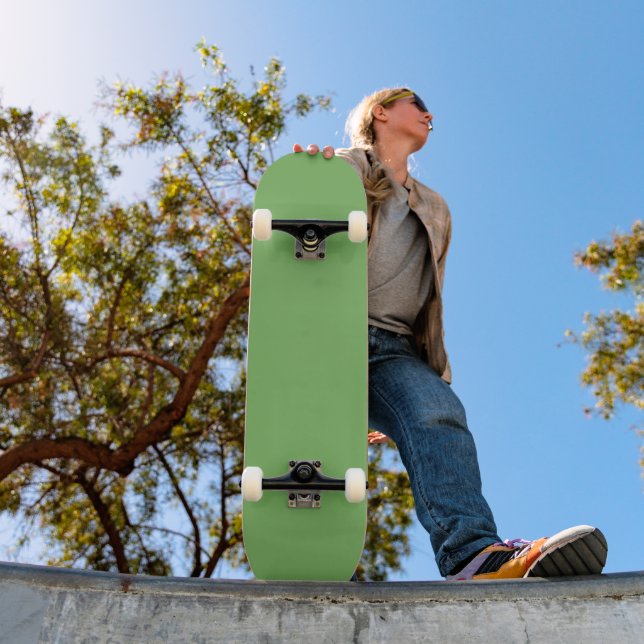 Bud-grönt (fast färg) mini skateboard bräda 18,5 cm (Utomhus 1)