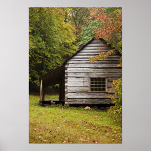 Bud Ogle House, Underbar Smoky Mountains National Poster