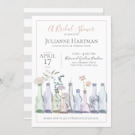 Bud Vas Botanical Möhippa Inbjudningar