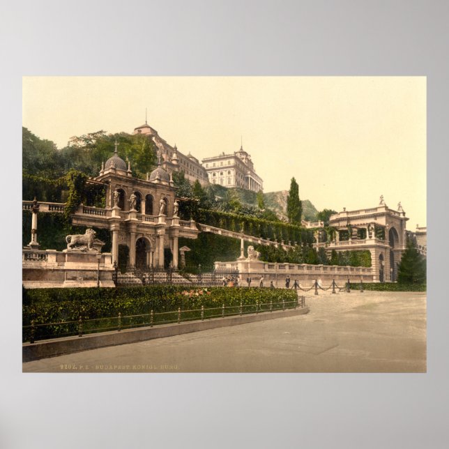 Buda Castle, Budapest, Ungern Poster (Framsidan)