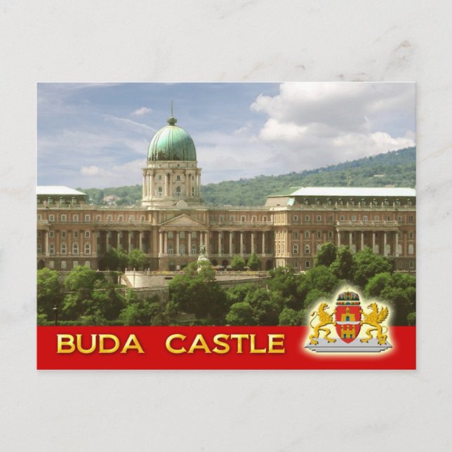 Buda Castle i Budapest, Ungern Vykort (Framsida)