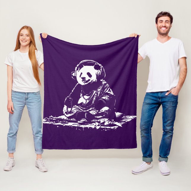 Buda Panda Fleecefilt (På plats)