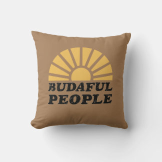 Budaful Buda Texas Bevackra People Pillow Kudde