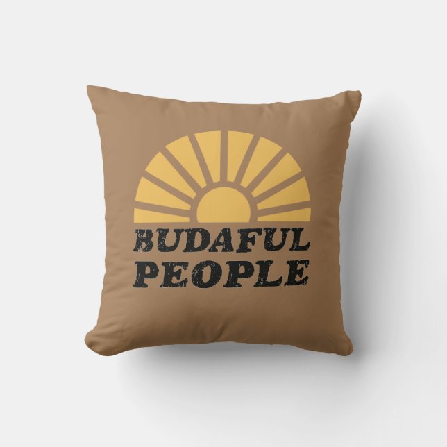 Budaful Buda Texas Bevackra People Pillow Kudde (Framsida)