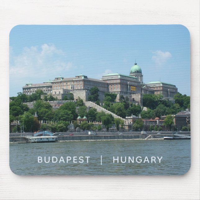 Budapest anpassningsbar text mousserande 1 musmatta (Framsidan)