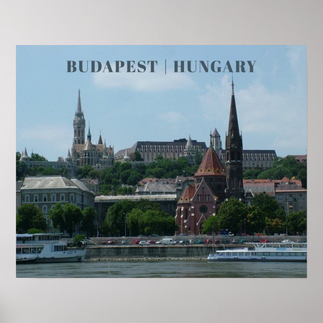 Budapest anpassningsbar text poster 2 (Framsidan)