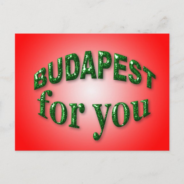 Budapest åt dig vykort (Framsida)