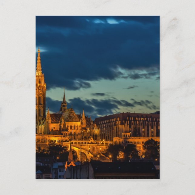 Budapest Bild Vykort (Framsida)