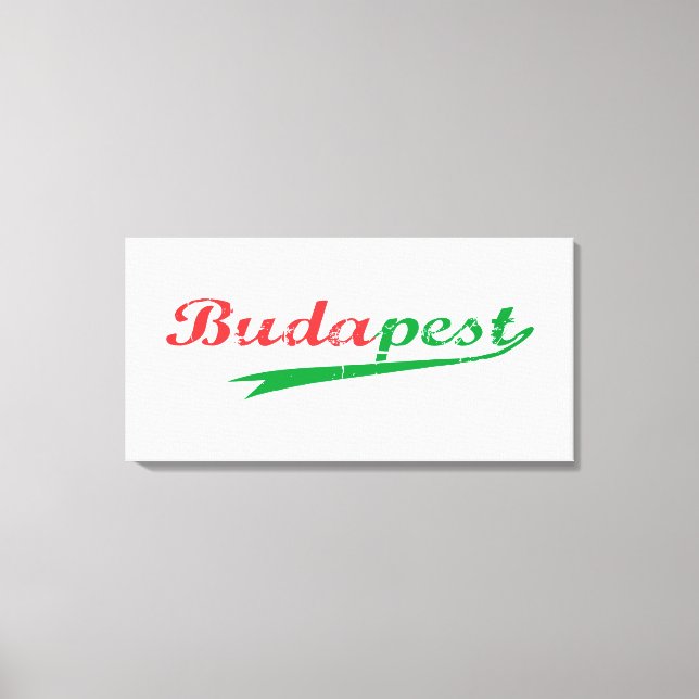 Budapest Canvastryck (Framsida)