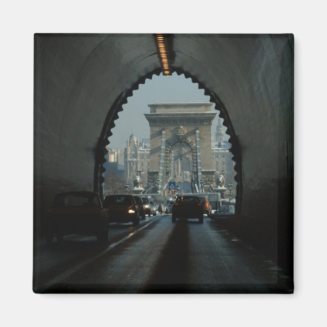 Budapest Chain Bridge Magnet (Framsidan)