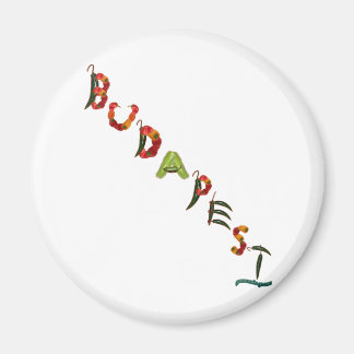 Budapest Chili Peppers Magnet