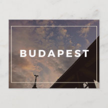 Budapest Cloudy Himlar vykort