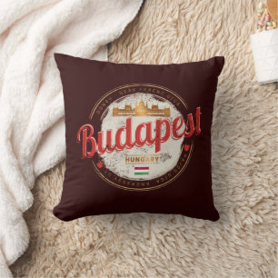 Budapest Design Ungerns Vintage Kudde