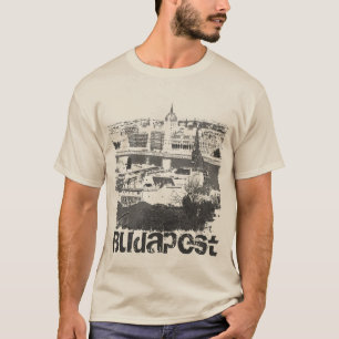 Budapest Distress Grunge T-shirt
