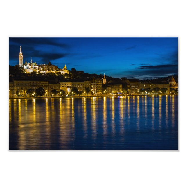 Budapest et le Danube Fototryck (Framsidan)