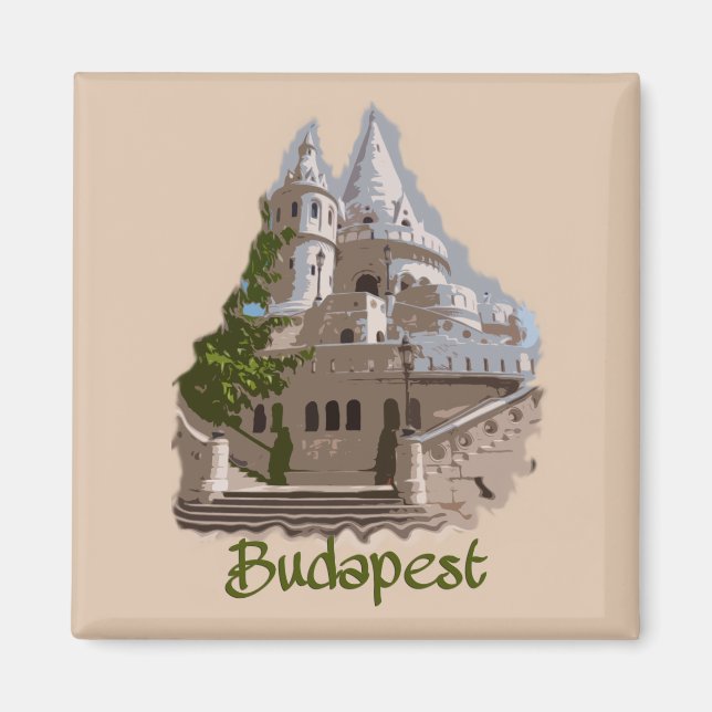 Budapest: Fiskarens bastion Magnet (Framsidan)