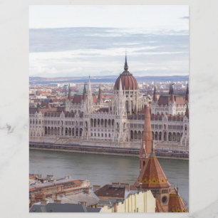 Budapest från det ungerska parlamentet per dag