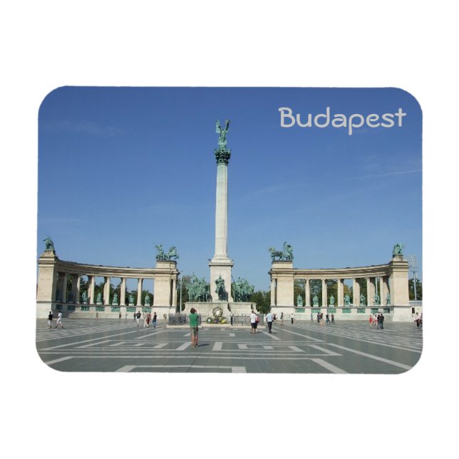 Budapest - Heroes' Square Magnet (Horisontell)