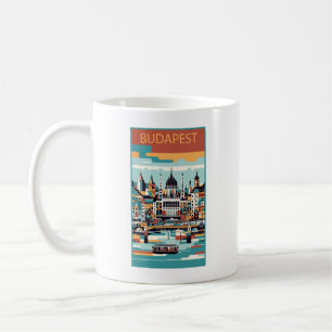 Budapest Hungary Art Deco Kaffemugg