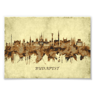 Budapest Hungary Cityscape Fototryck