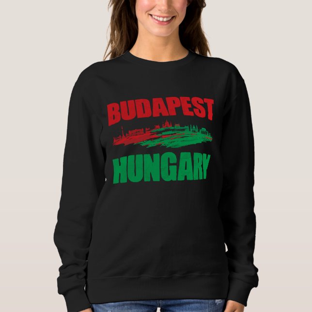 Budapest Hungary Europe Travel T Shirt (Framsida)