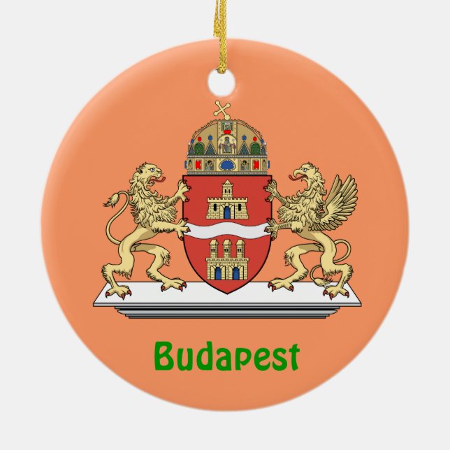Budapest Hungary jul Ornament (Baksidan)