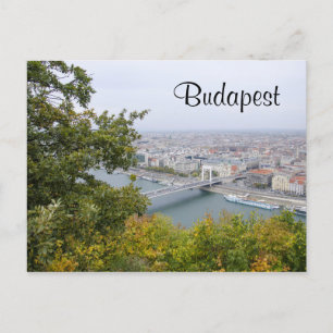 Budapest Hungary liggande Vykort