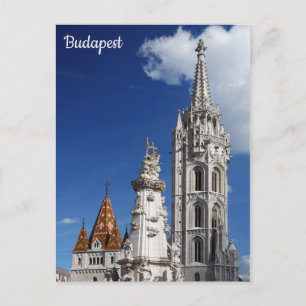 Budapest Hungary Matthias Church Vykort