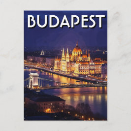 Budapest Hungary Parliament Building Travel Vykort