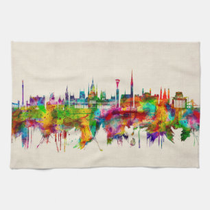 Budapest Hungary Skyline Kökshandduk