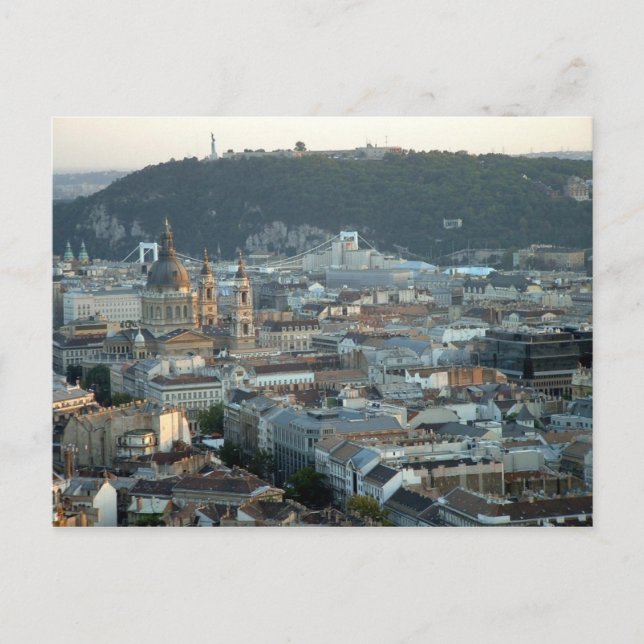 Budapest i centrala staden vykort (Framsida)