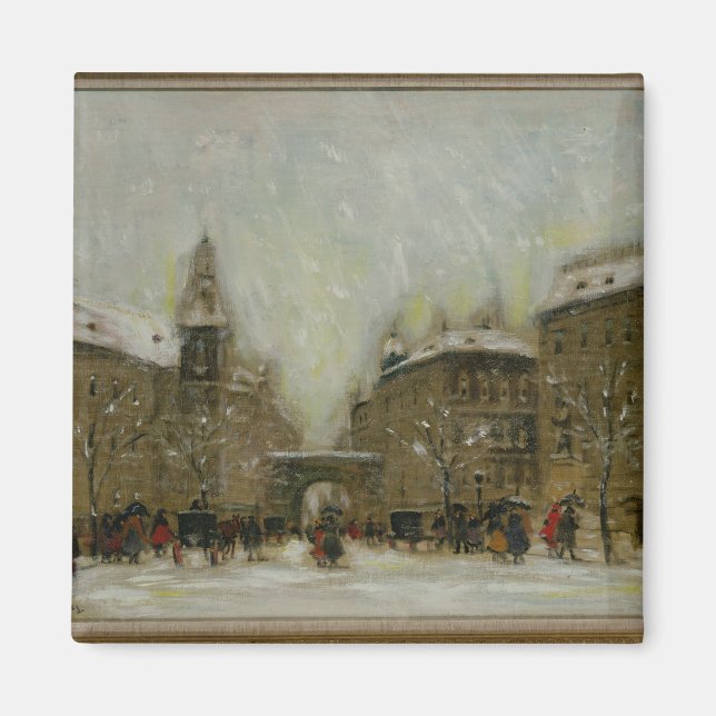 Budapest i Snö Magnet (Framsidan)