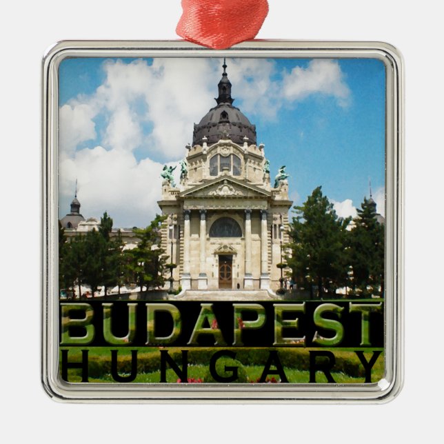 Budapest Julgransprydnad Metall (Framsidan)