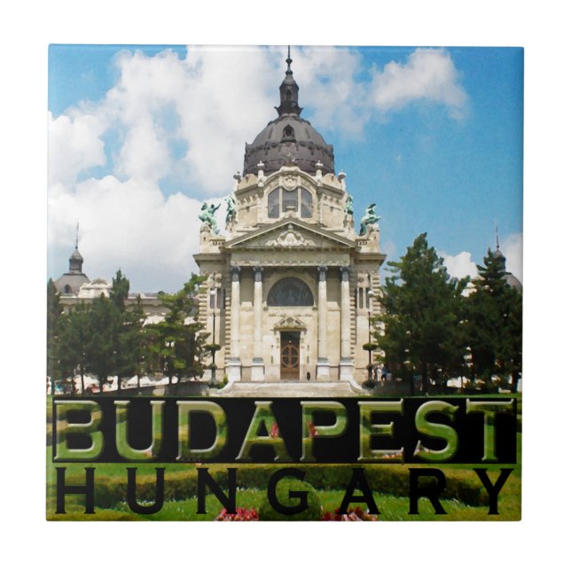 Budapest Kakelplatta (Framsidan)