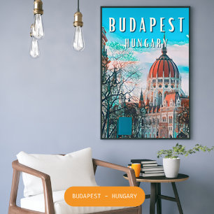 Budapest, la perle du Donau Poster