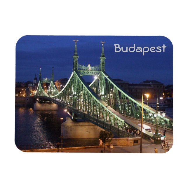 Budapest - Liberty Bridge Magnet (Horisontell)