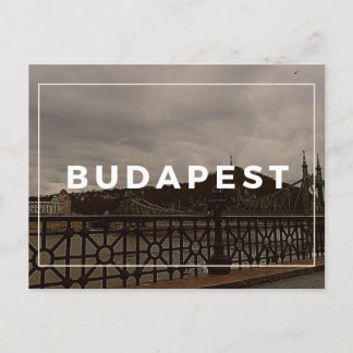 Budapest Liberty Bridge-vykort Vykort